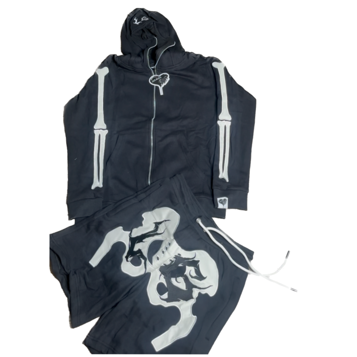 Skull shorts set