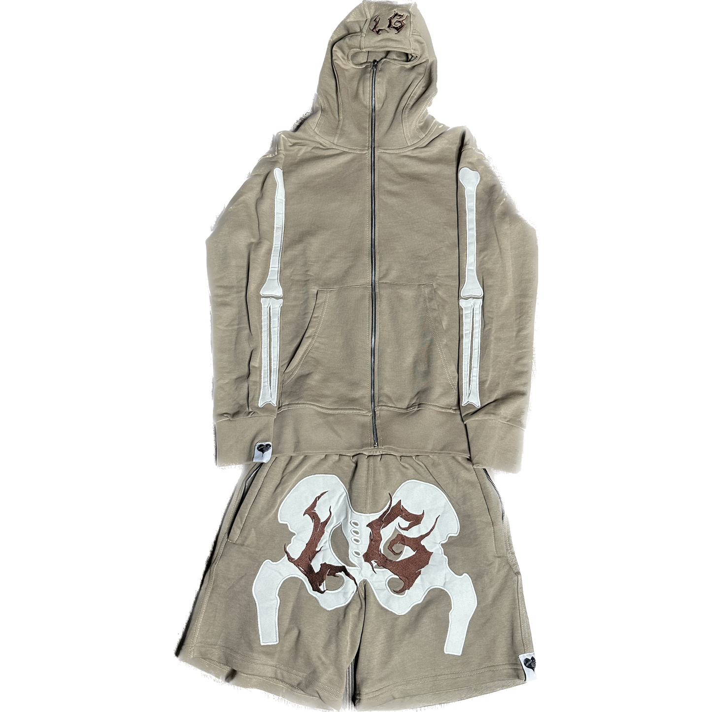 Skull shorts set